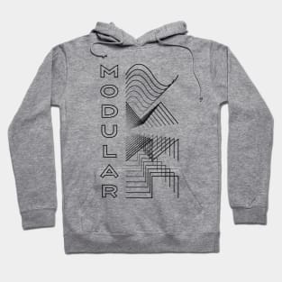 Modular Waveform Audio Analog Design Modular Gift Hoodie